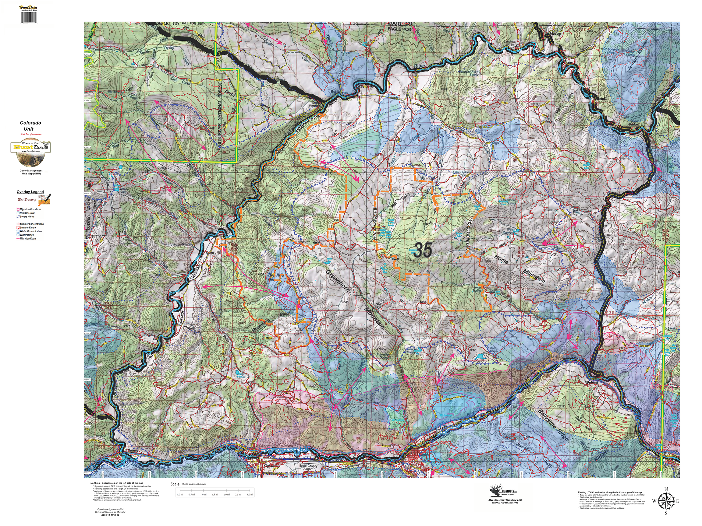 CO Mule Deer Concentration Maps