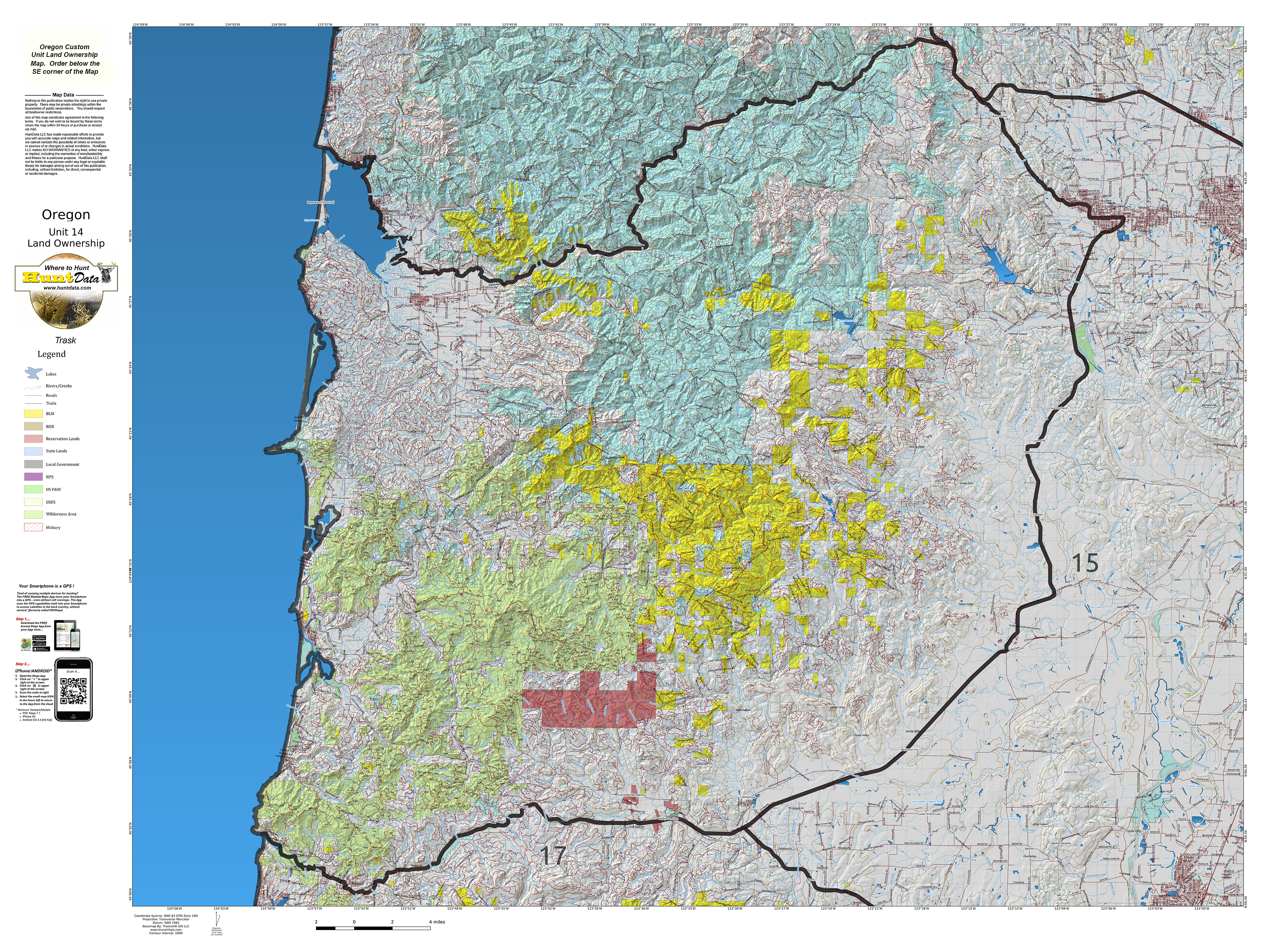 Oregon Unit Land Ownership Maps
