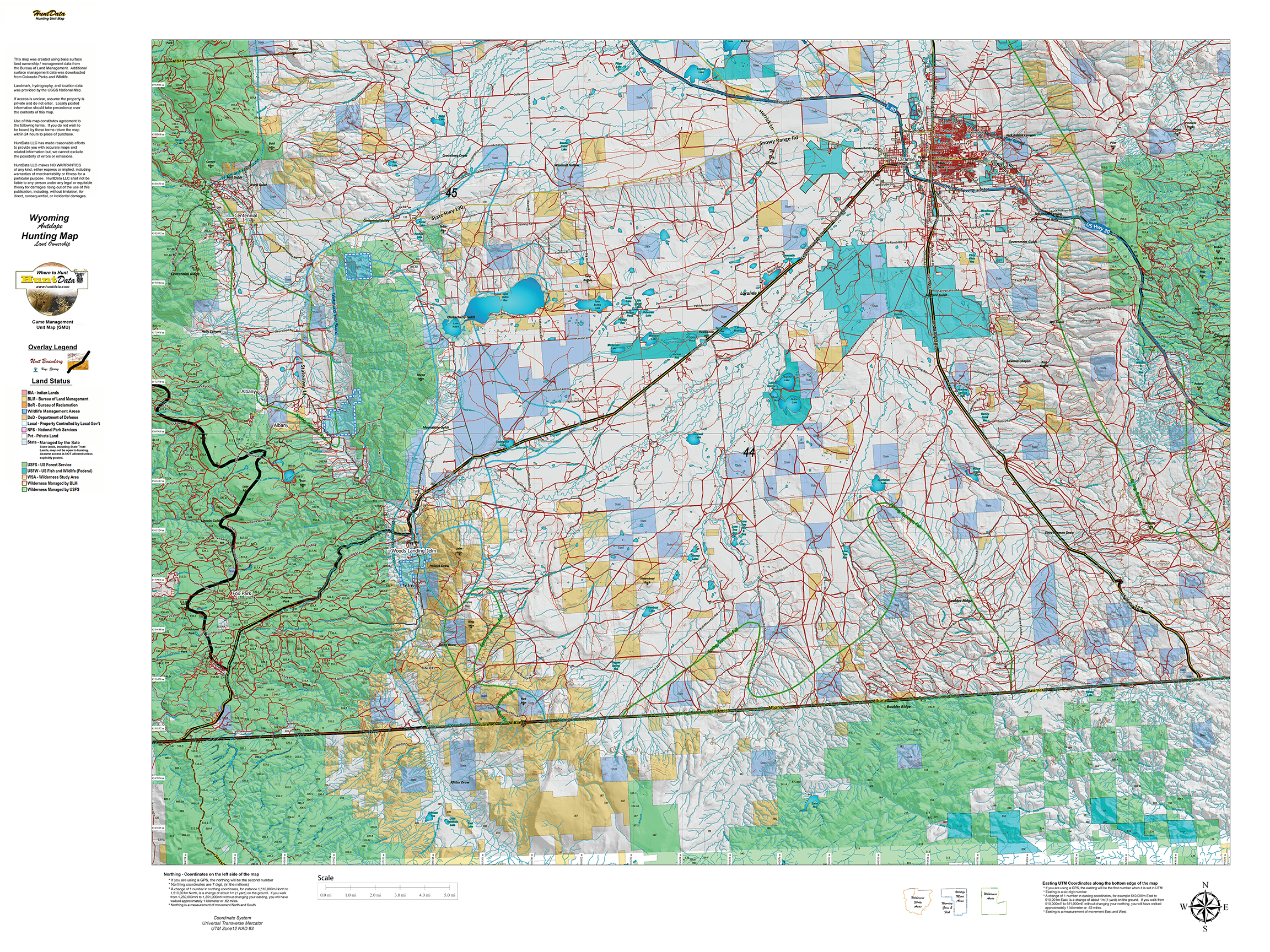 Wyoming Antelope Land Ownership