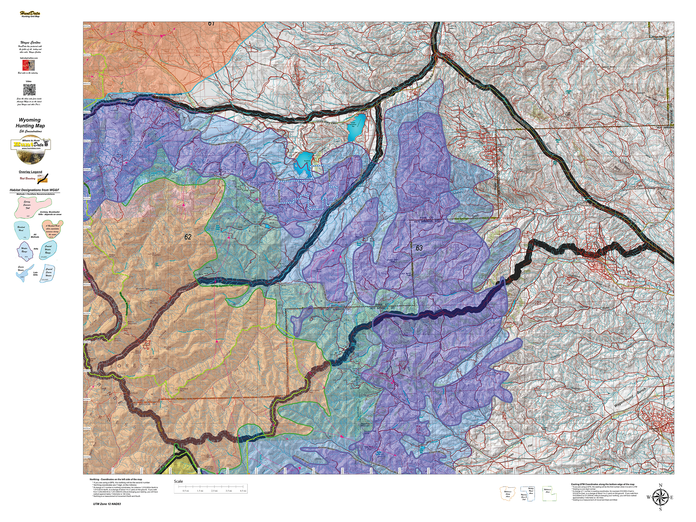 Wyoming Elk Habitat Maps