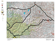 Wyoming Elk Topographical Map