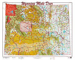 Printed Wyoming Statewide Unit Map